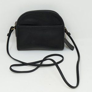 Coach Vintage Abbie Black Leather Mini Crossbody